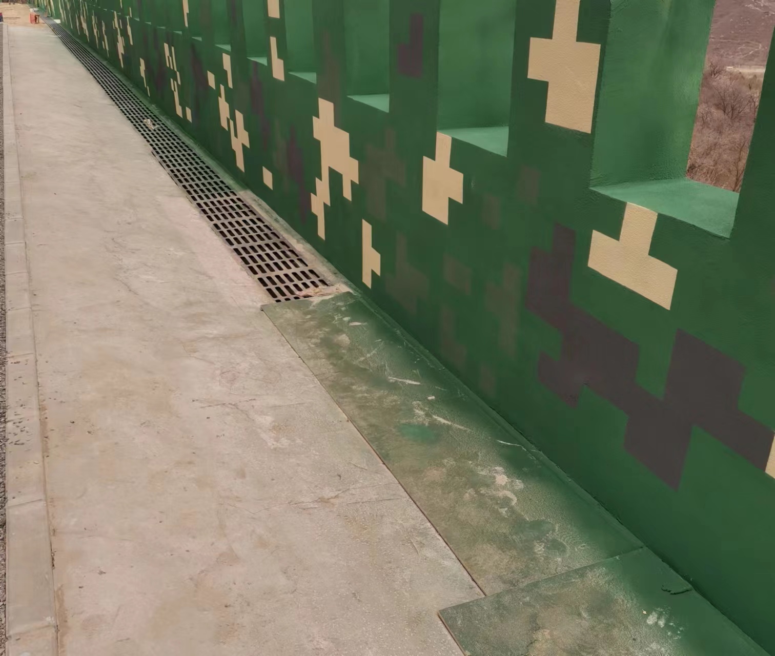 嘉兴围墙迷彩喷涂,数迷彩漆